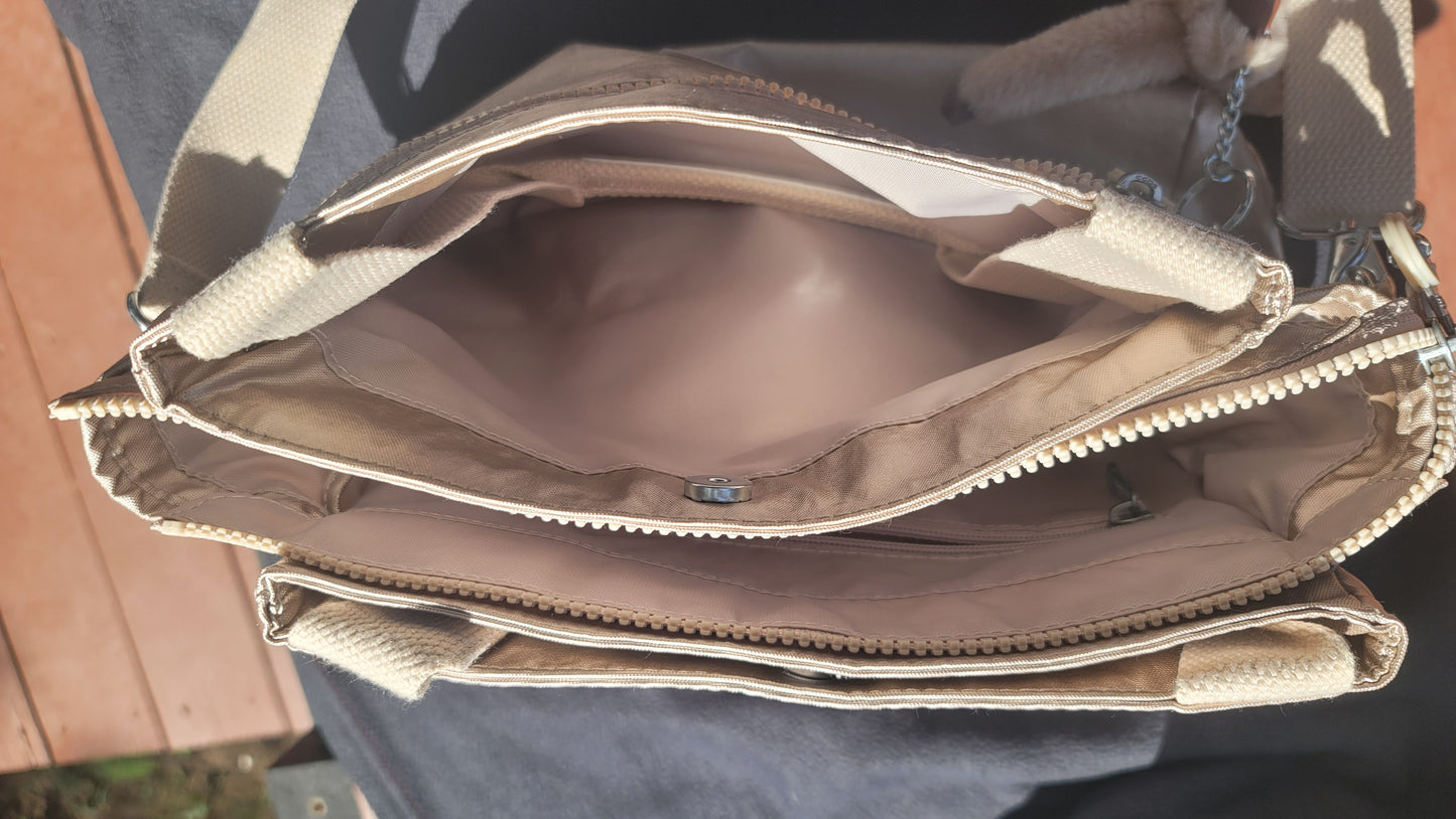 Metallic Glow Kipling Purse