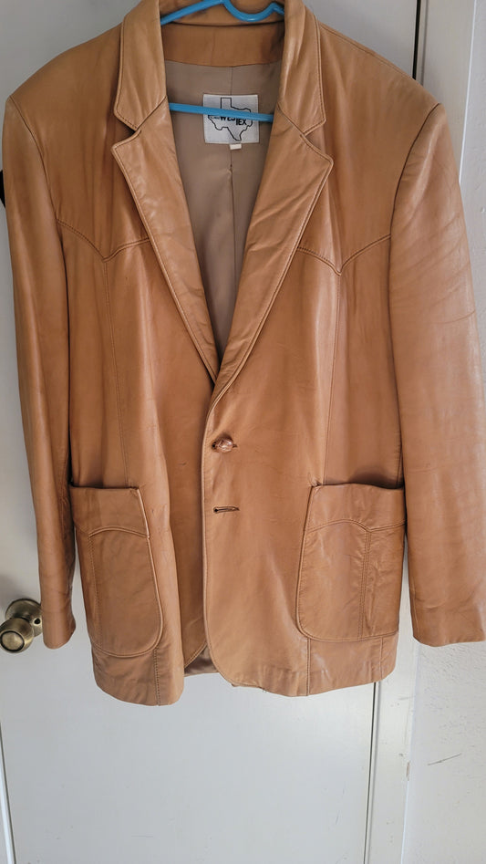 70's Unisex Leather Jacket