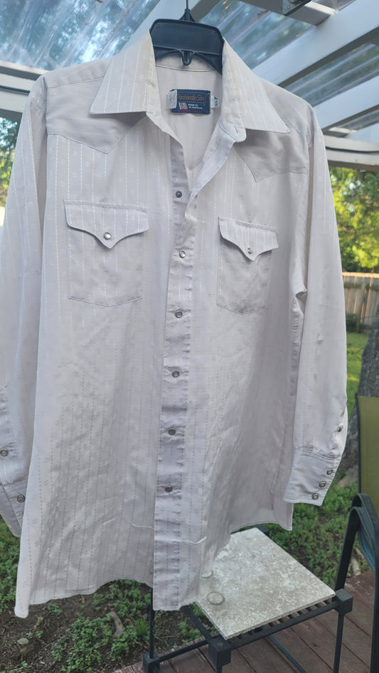 60s/70s Men's Pearl Snap Western shirt